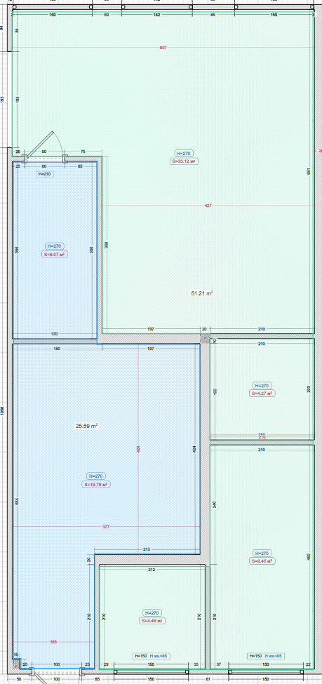 Wohnungstyp A mit 30 Quadratmetern